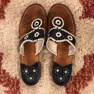 Navy and White Jack Rogers